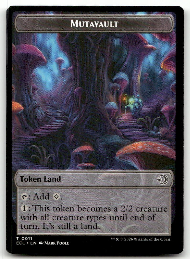 Elk // Mutavault Double-Sided Token #2 // 11 (NM) Lorwyn Eclipsed ECL Magic MTG