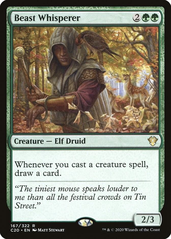 1x Beast Whisperer – Commander 2020 – NM – MTG