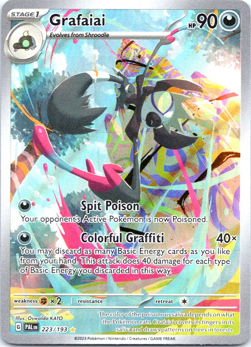 Grafaiai Holo Illustration Rare SV02: Paldea Evolved 223/193 NM