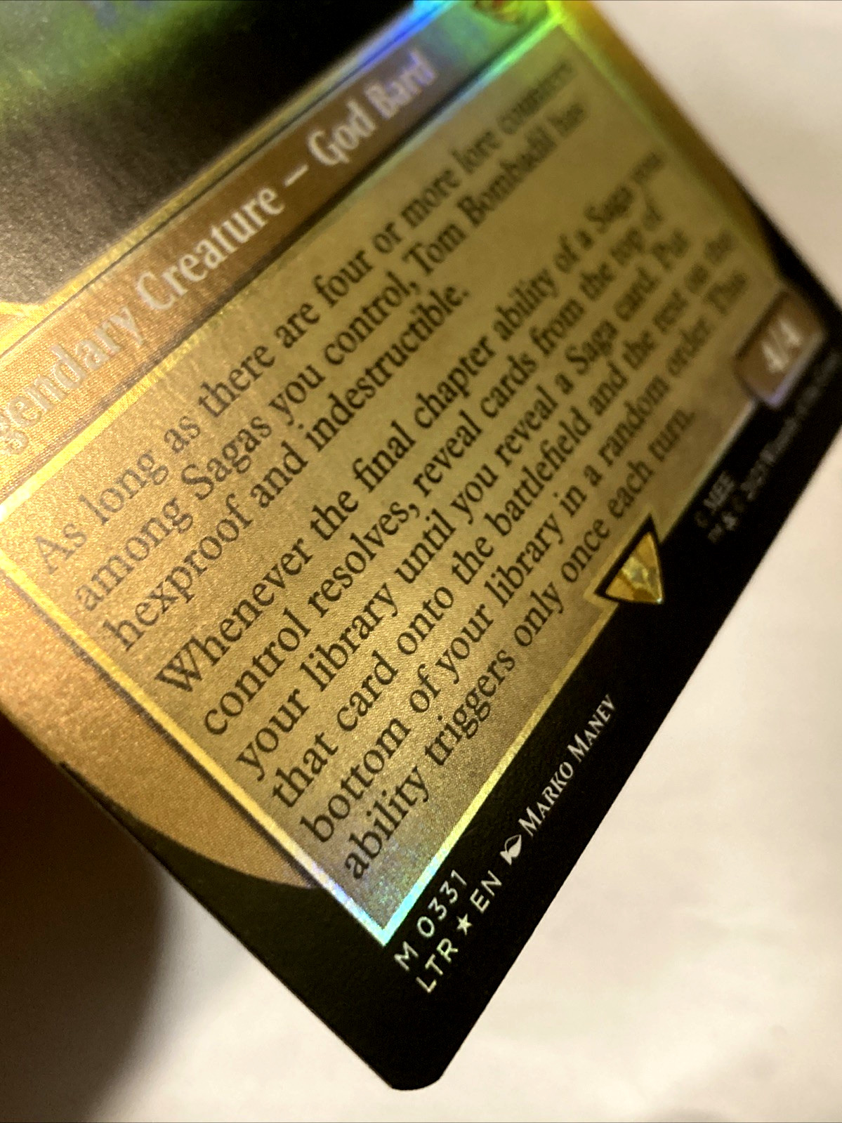 MTG Tom Bombadil (Showcase Foil) The Lord of the Rings 331 LP – NM