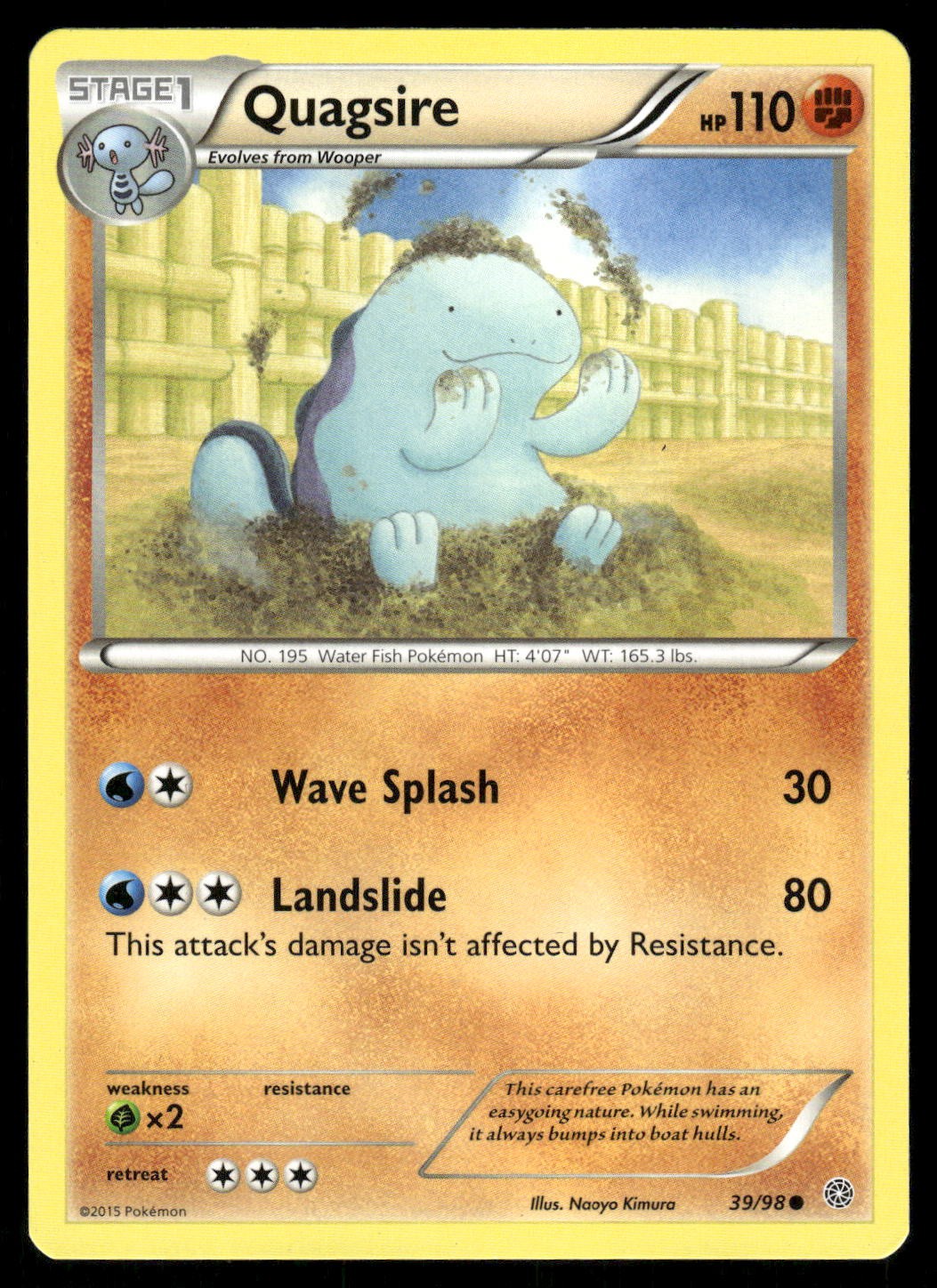 Quagsire 39/98 XY – Ancient Origins Common LP