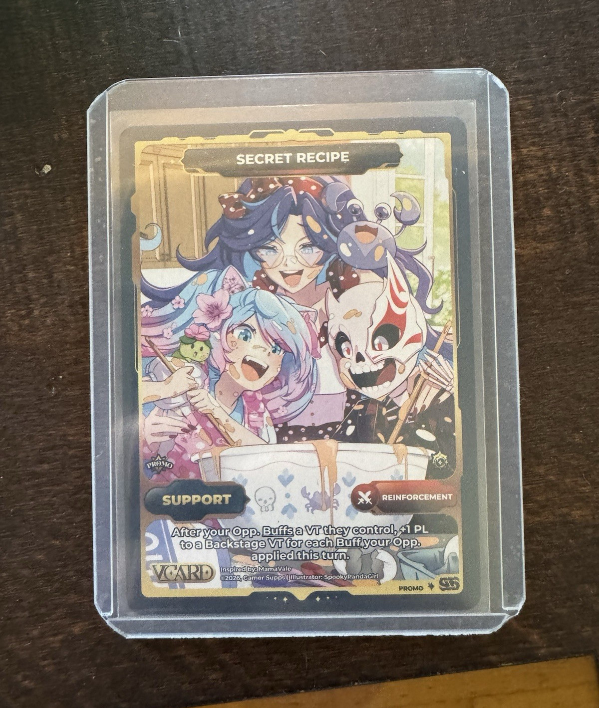 Gamersupps MamaVale: “Secret Recipe” VCard Promo Card Non-Holo