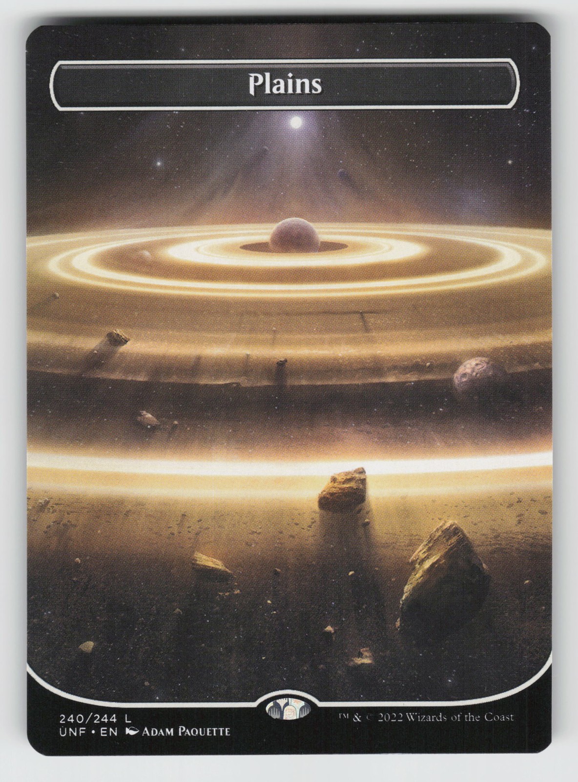Plains (240) (Borderless) UNF 240 Normal English NM – MTG