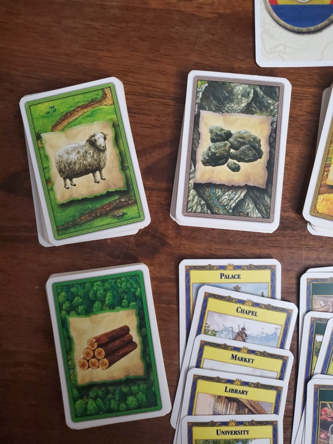 Settlers Of Catan 2007 Replacement Resource and Development Cards