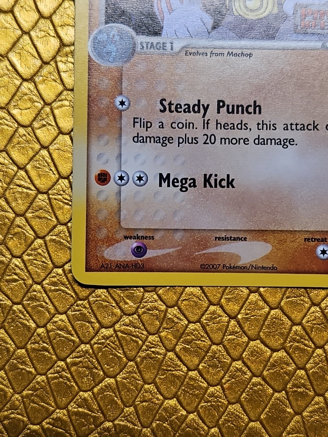 Machoke 33/108 Power Keepers Reverse Holo