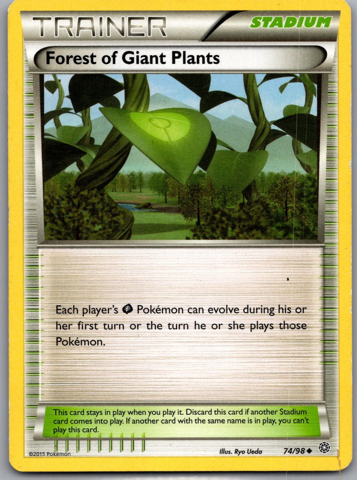Forest of Giant Plants 74/98 Uncommon Ancient Origins Pokemon Near Mint