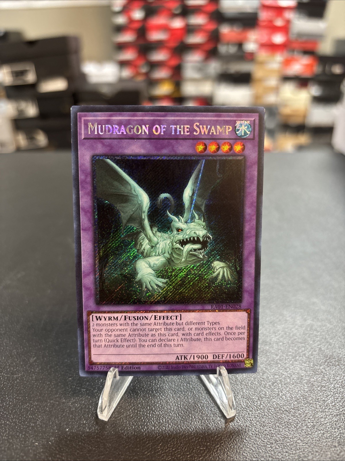 Mudragon of the Swamp (Platinum Secret Rare) RA01-EN028 25th Anniversary Rarity