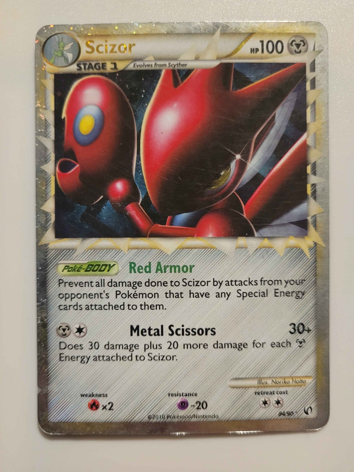 Scizor (Prime) 84/90 Undaunted Holo HP