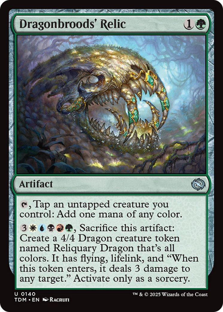 Dragonbroods’ Relic #140 (LP) Tarkir Dragonstorm TDM Magic MTG