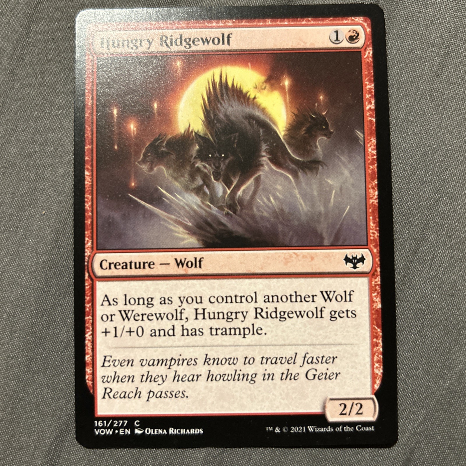 LP – Hungry Ridgewolf VOW – 161 Innistrad: Crimson Vow
