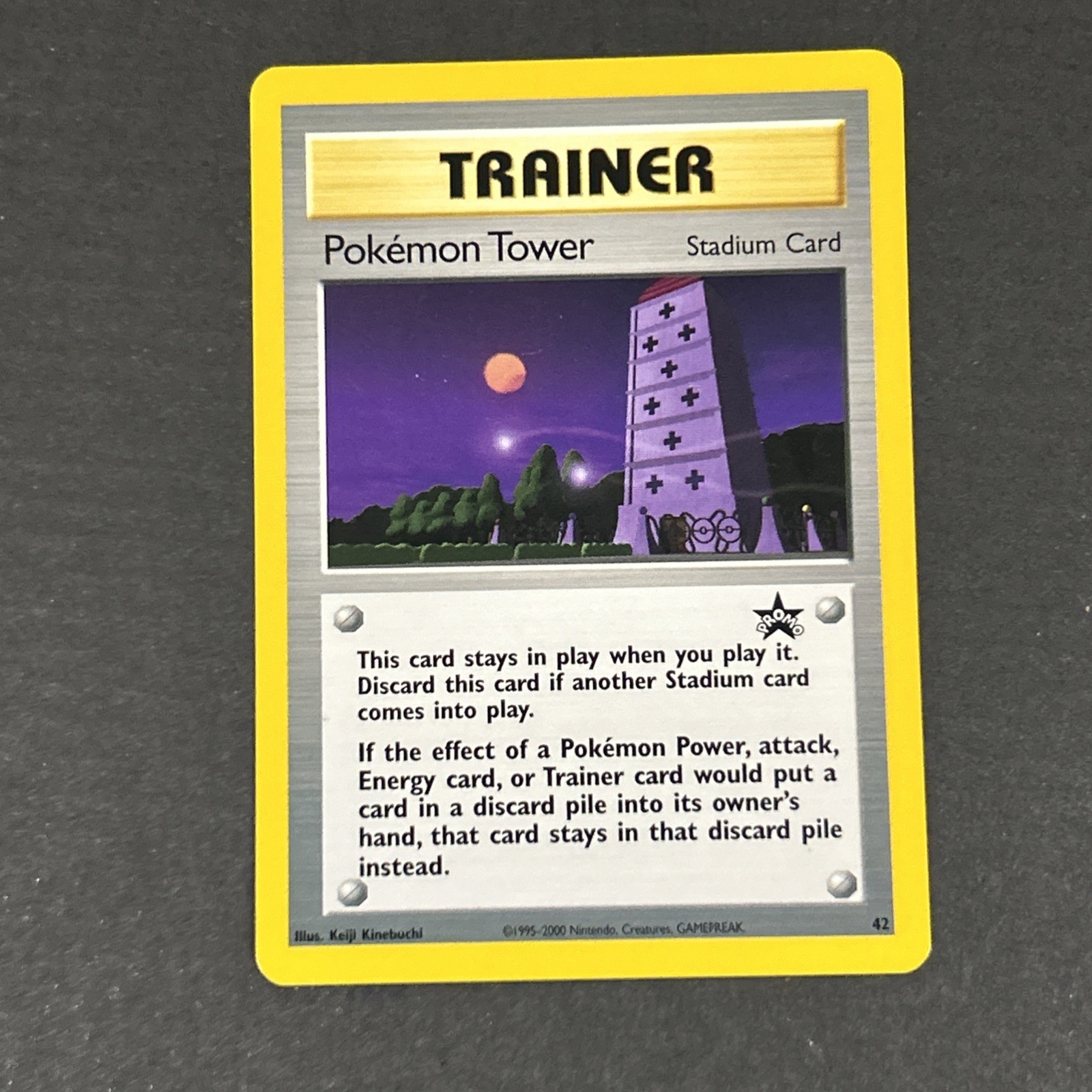 Pokémon TCG – Pokemon Tower – WOTC Black Star Promo 42 – NP