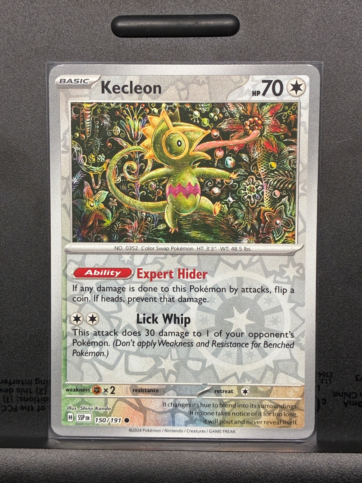 Kecleon 150/191 Common Surging Sparks Pokemon Reverse Holo Near Mint