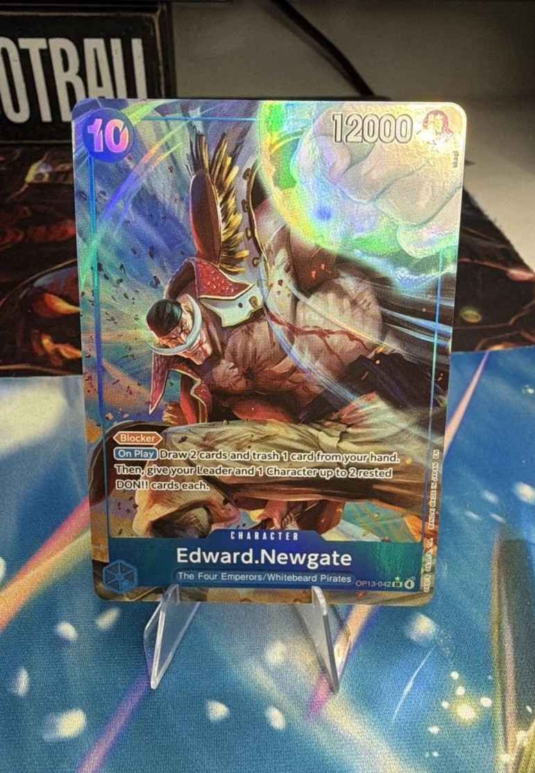 Edward.Newgate (Alternate Art) OP13-042 Carrying On His Will Foil