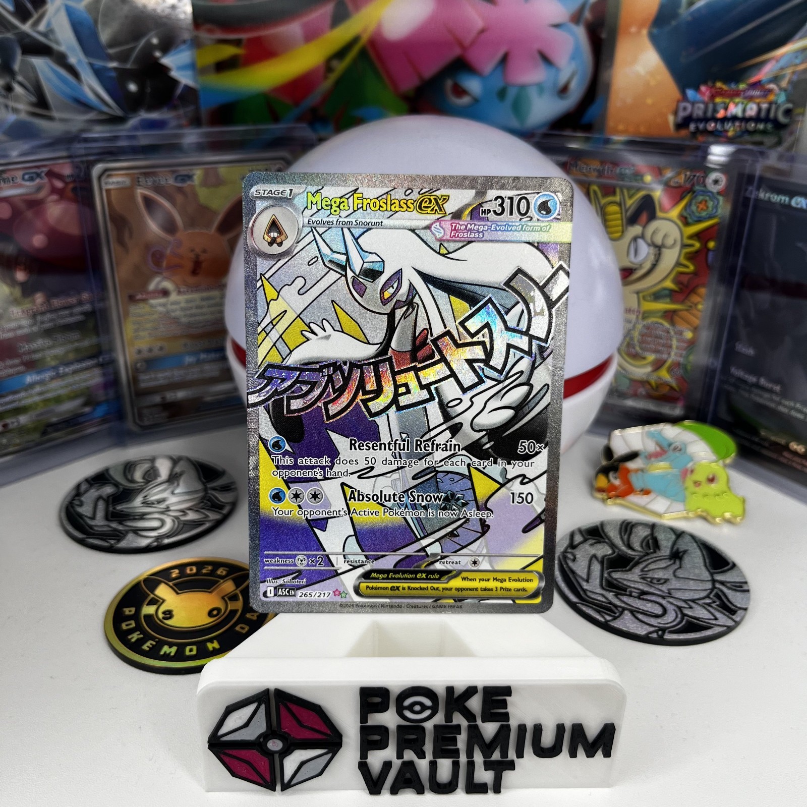 Mega Froslass ex 265/217 Me: Ascended Heroes Holo