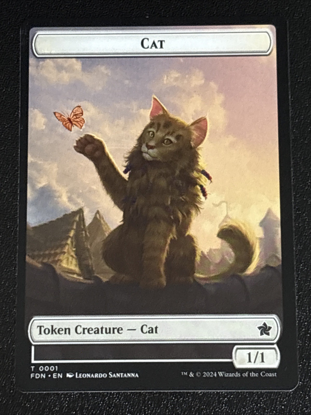 MTG Foundations Cat/Cat Double-Sided Token 0001/0002