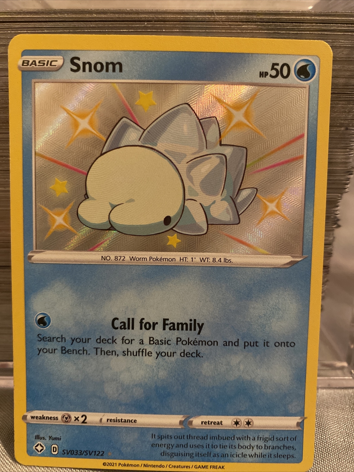 Pokemon TCG: Shining Fates – Shiny Snom SV033/SV122