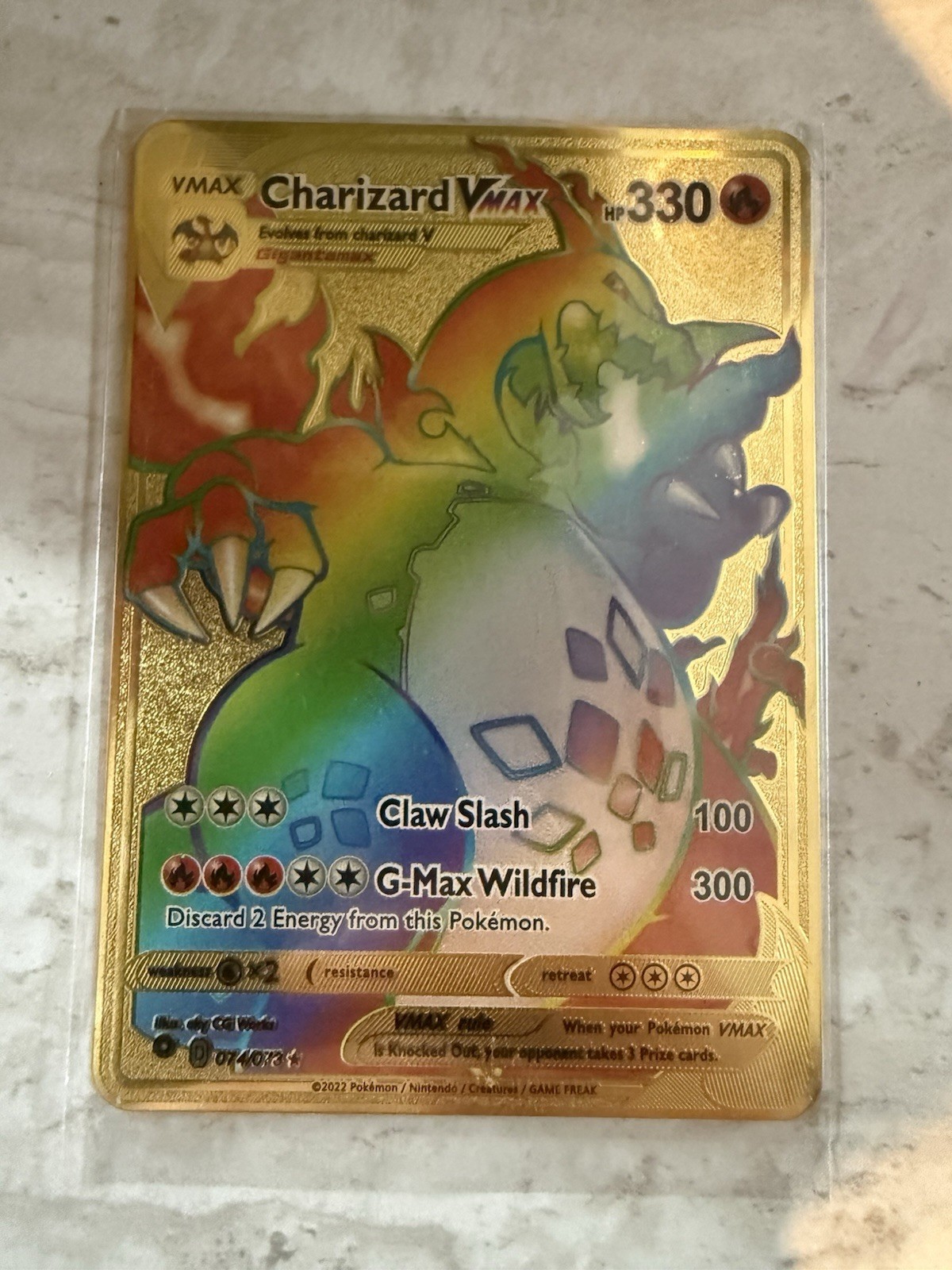 Charizard VMAX (Secret) 74/73 Champions Path Holo