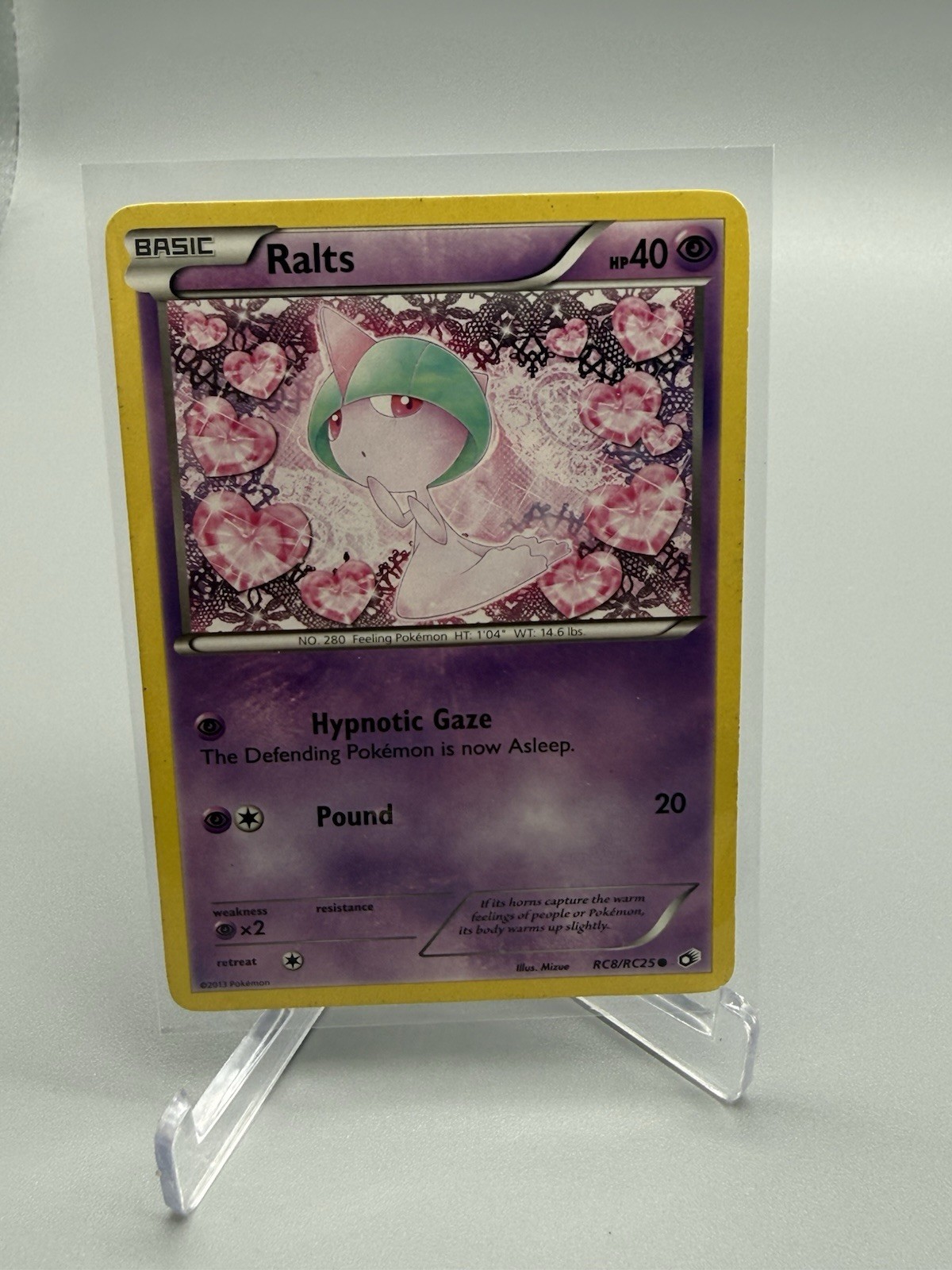 Ralts RC8/RC25 Pokemon TCG Legendary Treasures Radiant Collection Card MP