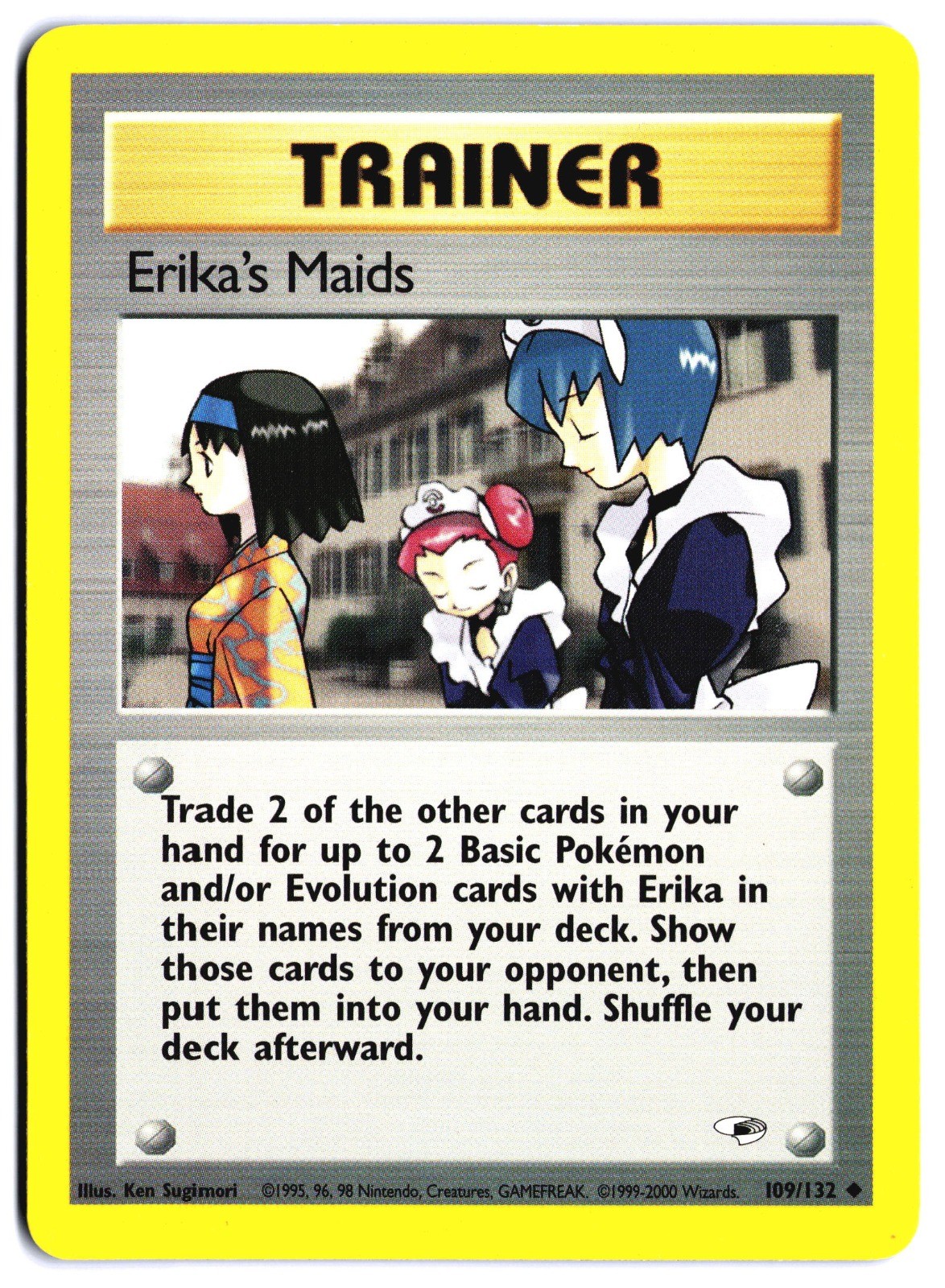 Erika’s Maids Uncommon Gym Heroes 109/132 LP