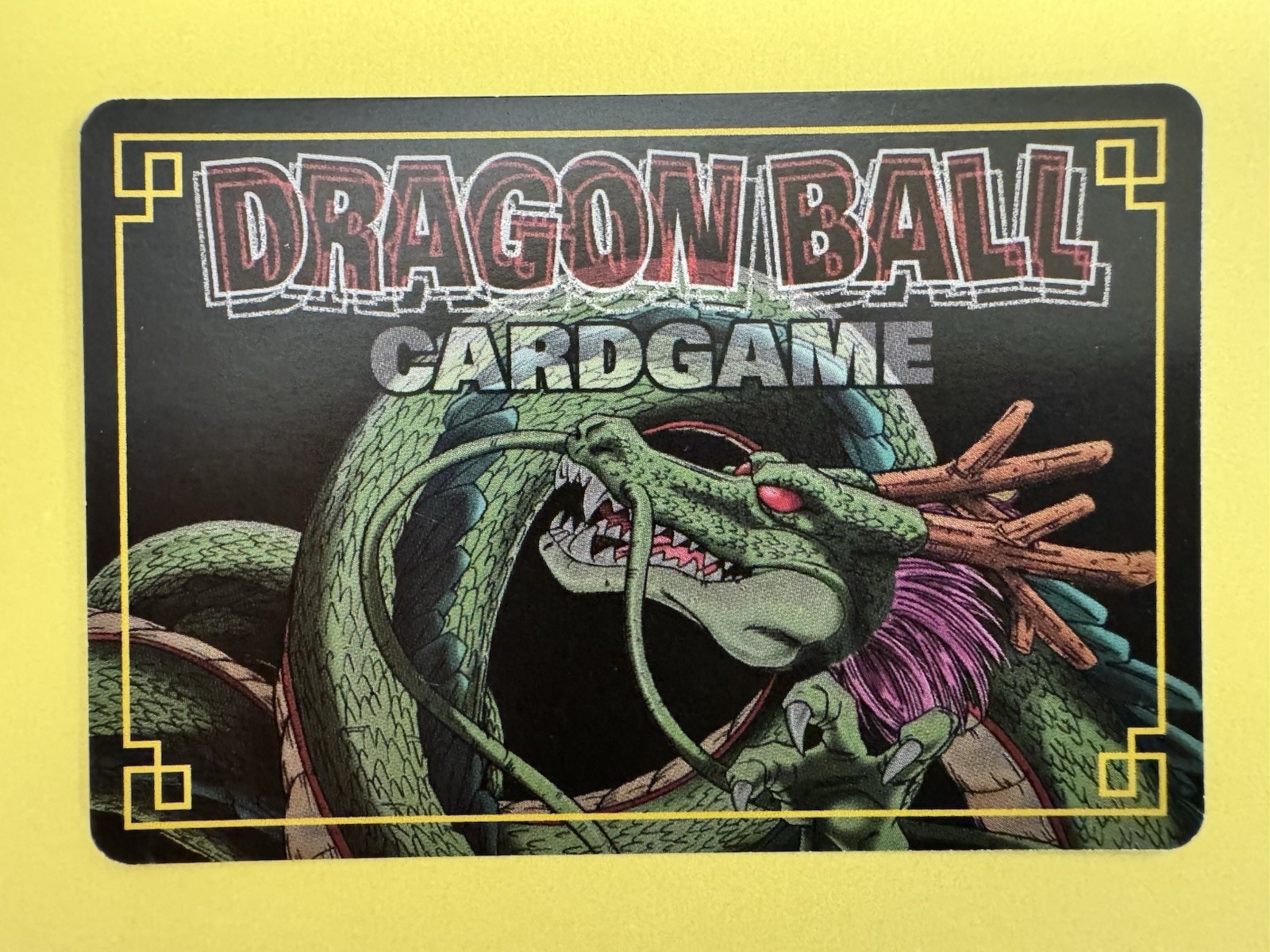 RARE 2004 Dragon Ball Card Game DB4 D-365 Son Goku Shenron Mosaic Prism VHTF Rd*