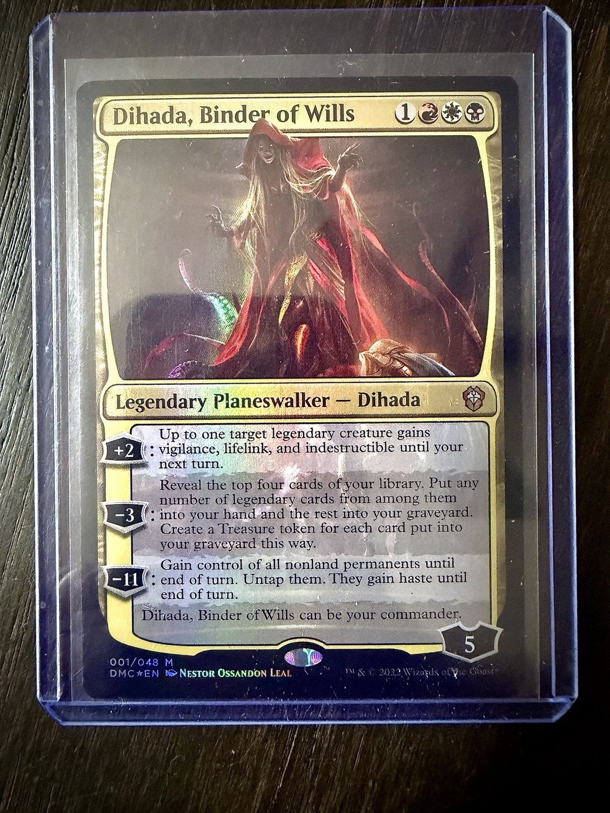 Single MTG card Dihada, B inder of Wills 001/048 Mythic Foil ENG 2022