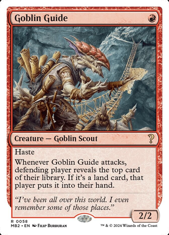 MTG Magic the Gathering Goblin Guide (58/390) Mystery Booster 2 LP