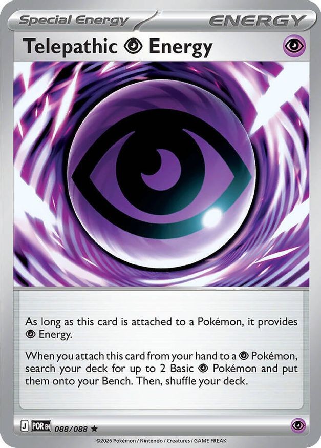 Pokemon Telepathic Psychic Energy (88/131) Perfect Order NM HOLO