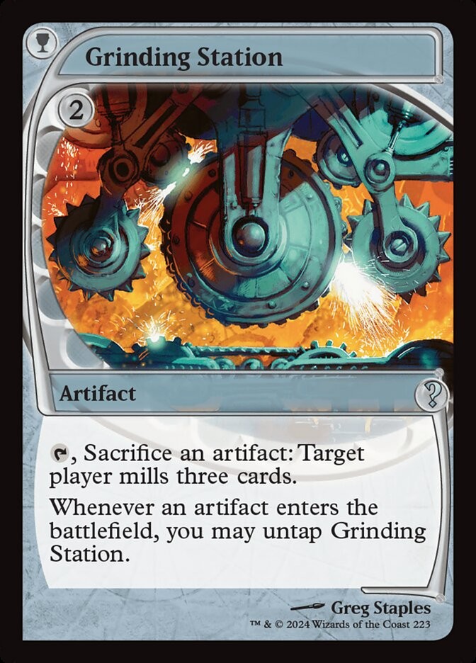 MTG Magic the Gathering Grinding Station (223/390) Mystery Booster 2 NM