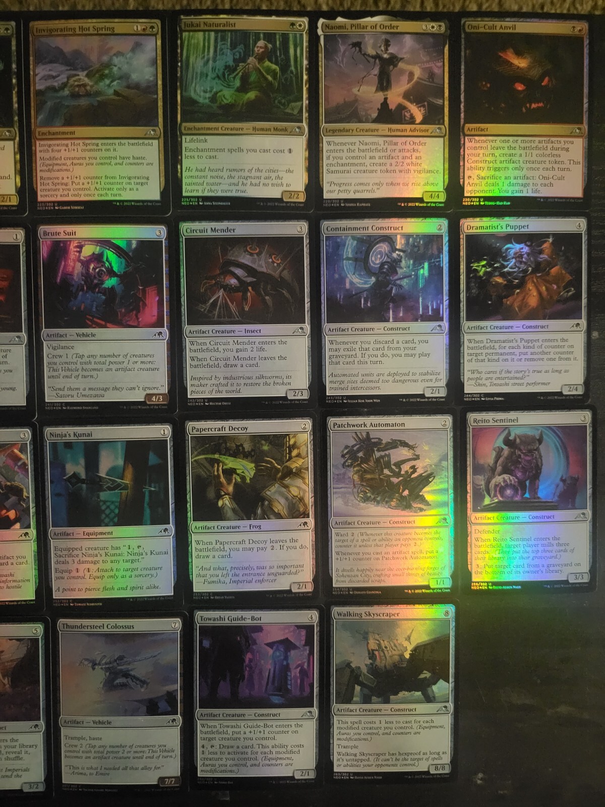 FOIL Common Uncommon Kamigawa Neon Dynasty Tamiyo Safekeeping Secluded Courtyard