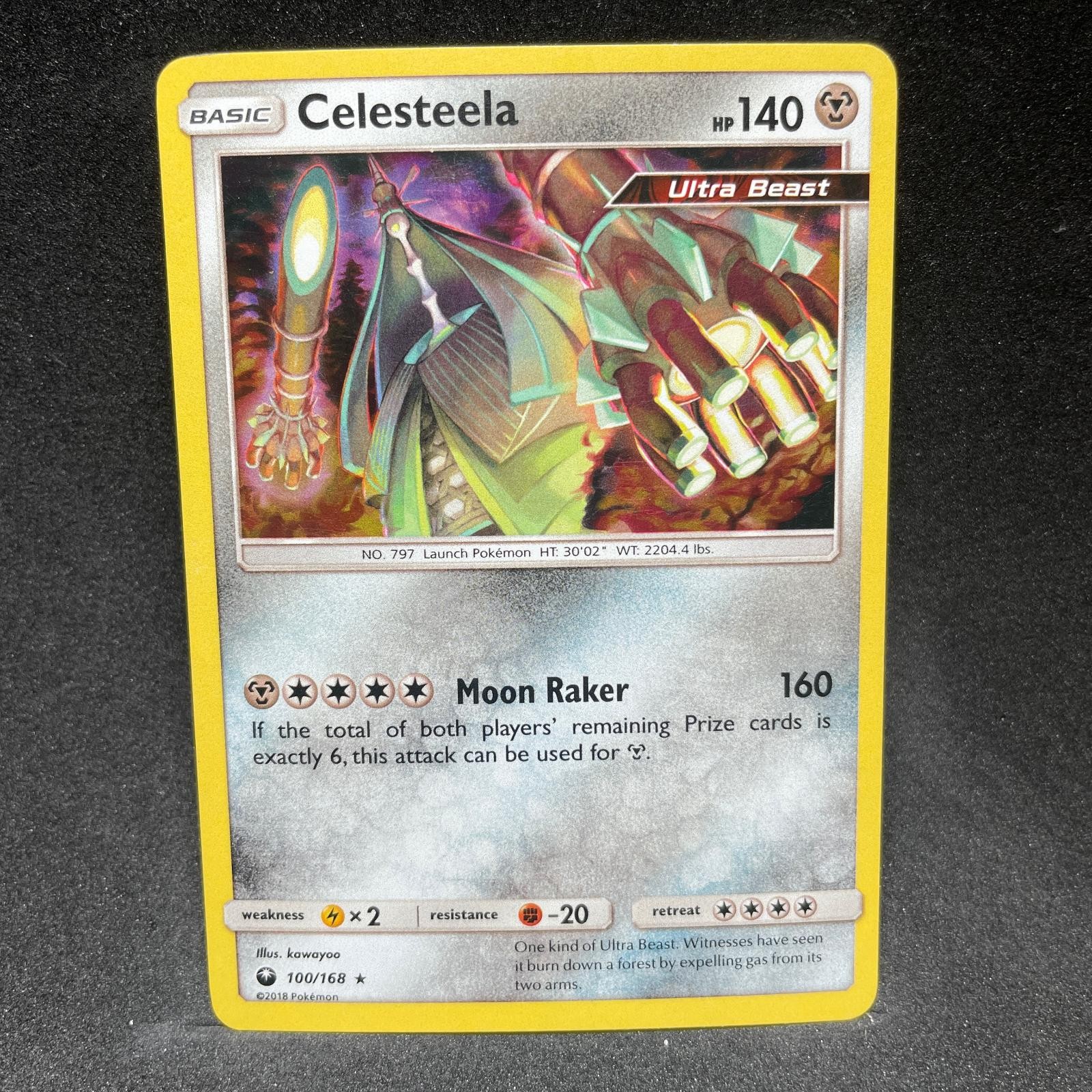 Celesteela 100/168 Holo Celestial Storm Pokemon Holo LP