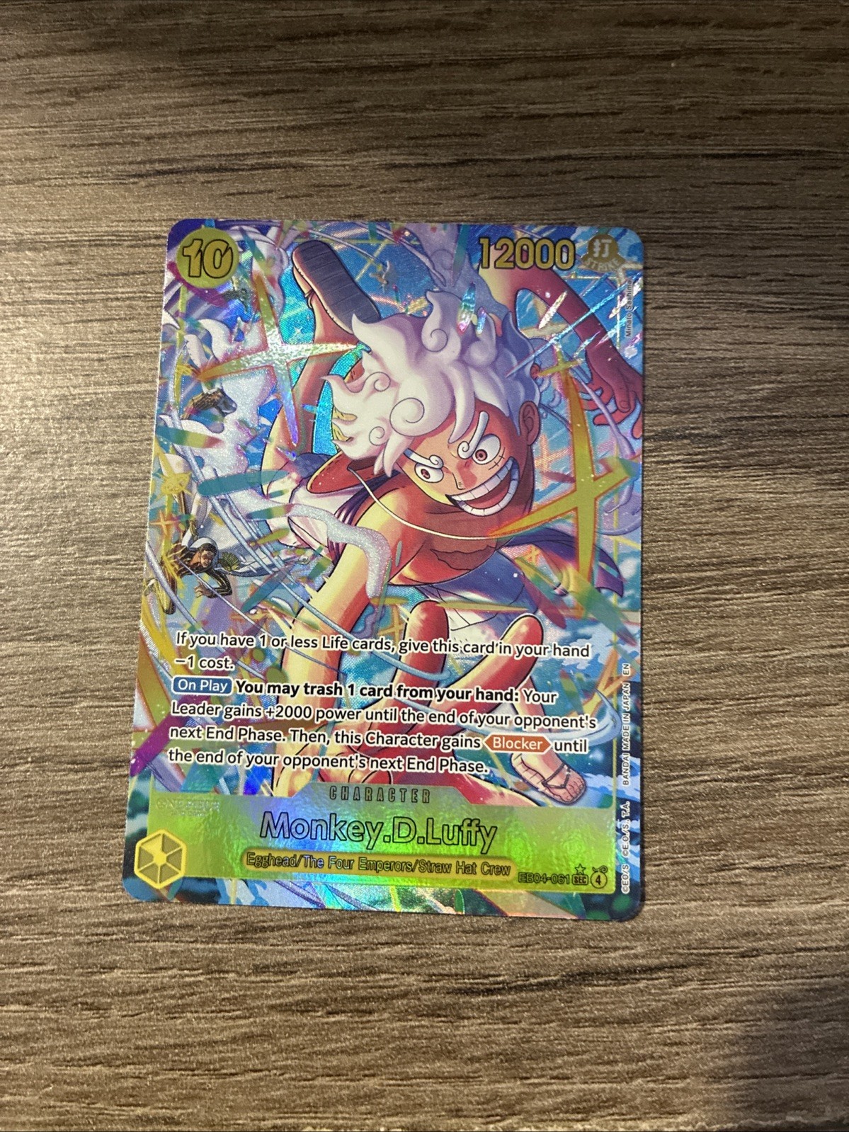 Monkey.D.Luffy SEC Alt Art OP15 EB04-061 One Piece English NM