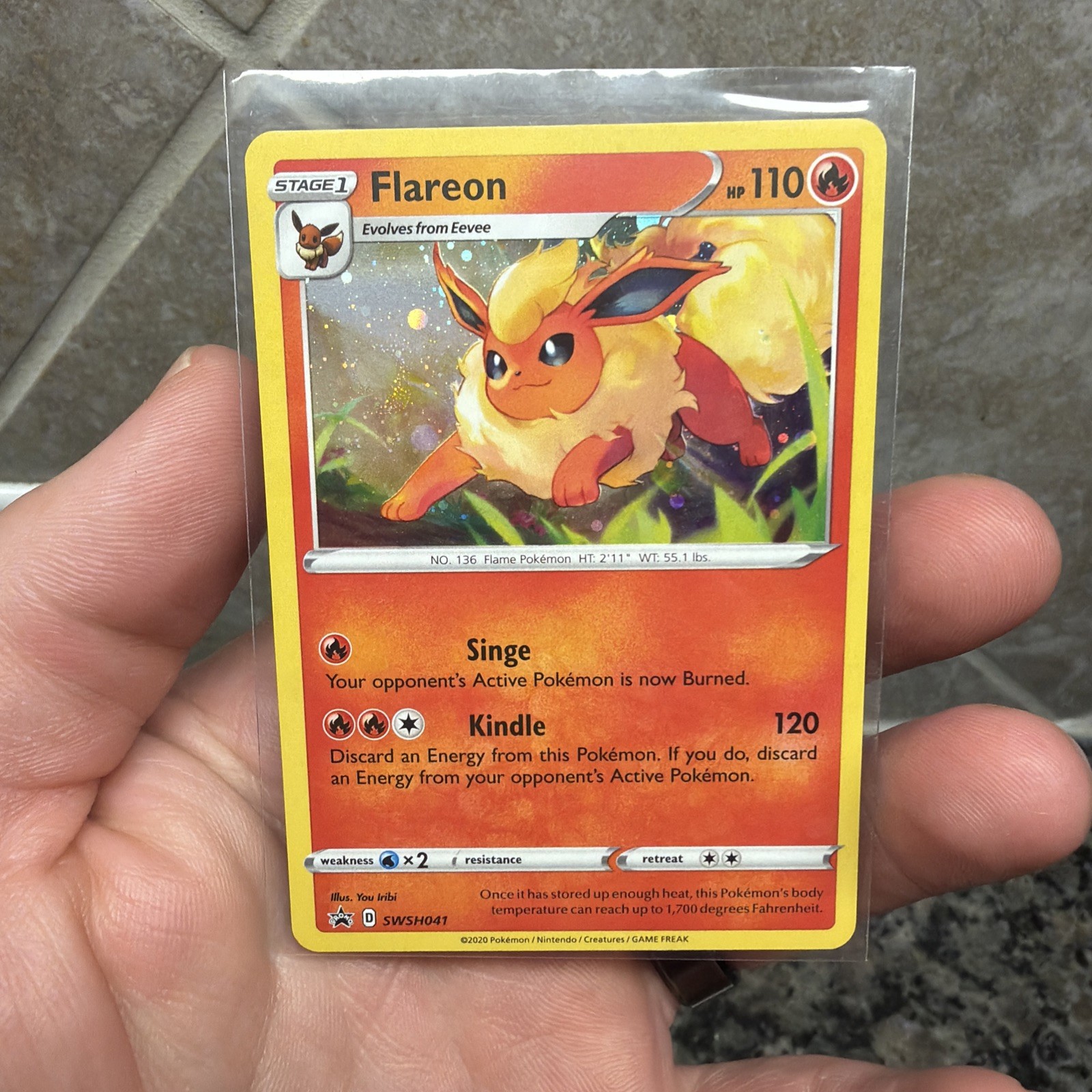Flareon SWSH041 Sword & Shield Promo Promo Holo Pokemon