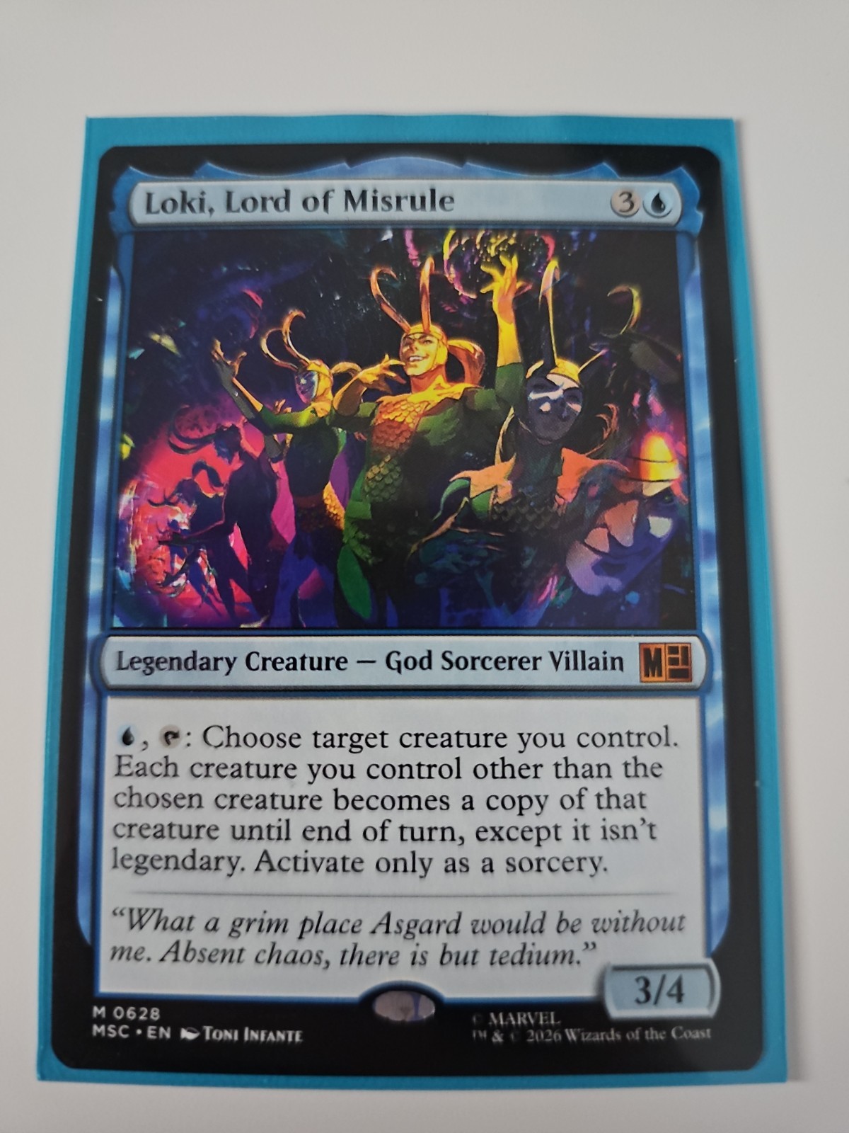 Loki, Lord of Misrule Commander: Marvel Super Heroes Regular MTG