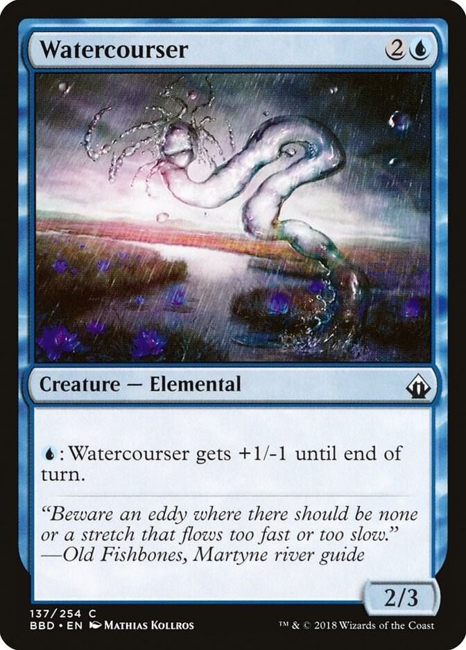 4x Watercourser MTG Battlebond NM Magic: the Gathering Playset