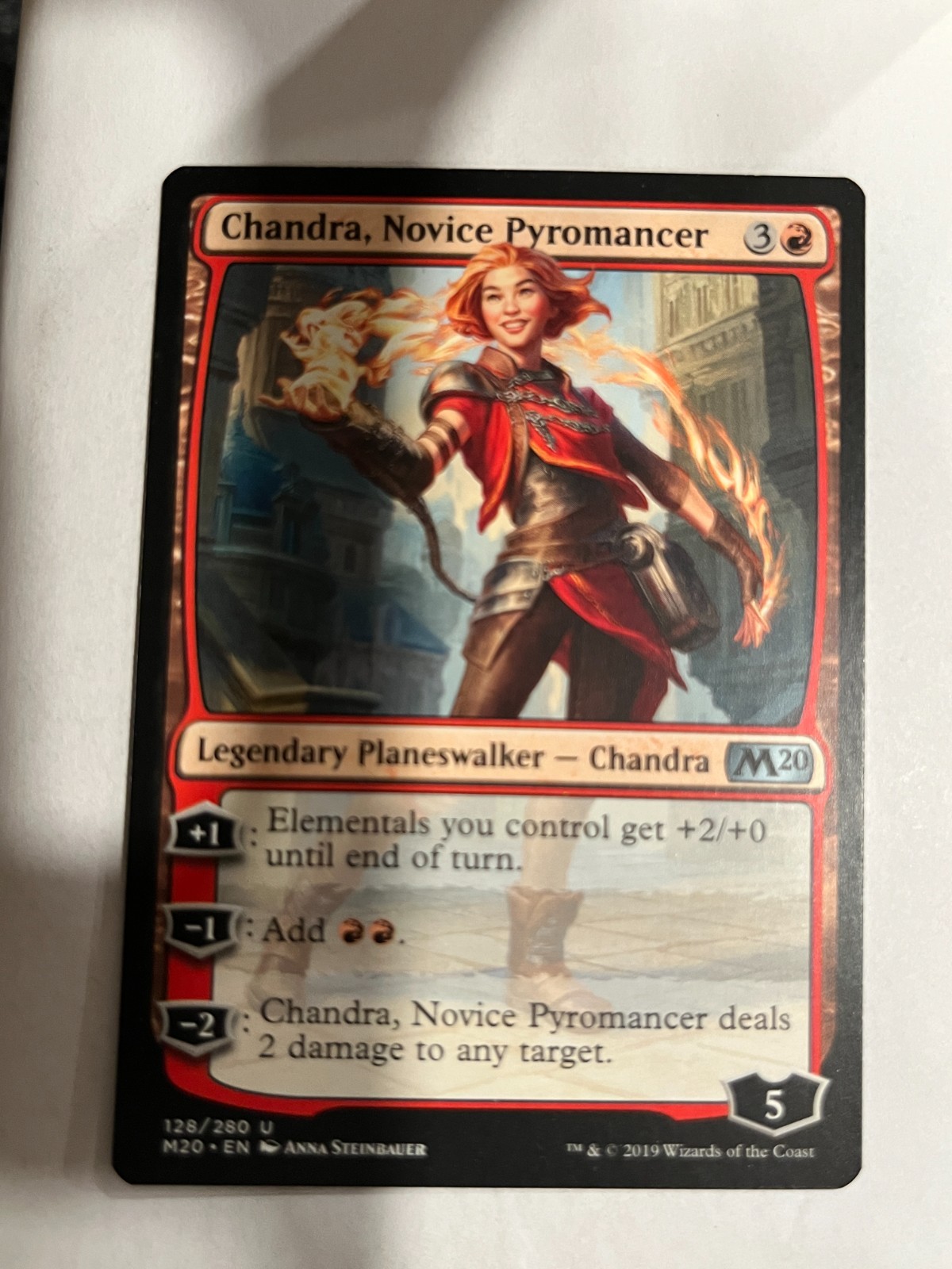 Chandra, Novice Pyromancer – 2020 Core Set M20 – Magic the Gathering MTG Nice!