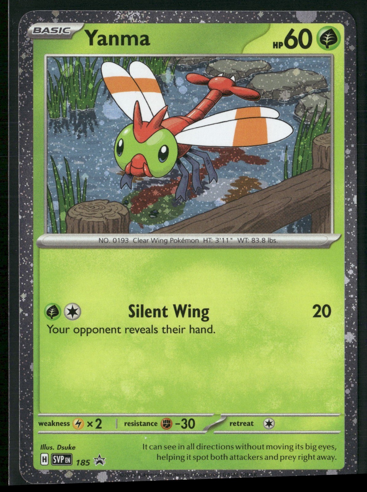 Yanma Holo Promo SV: Scarlet & Violet Promo Cards 185 NM