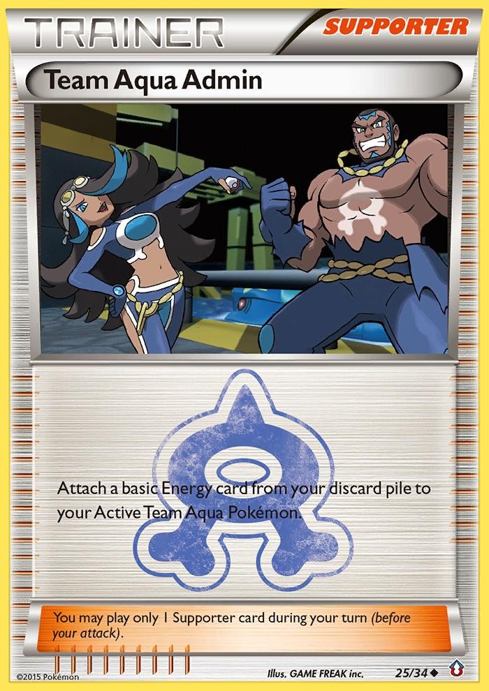 Pokemon Team Aqua Admin (25/34) Double Crisis MP