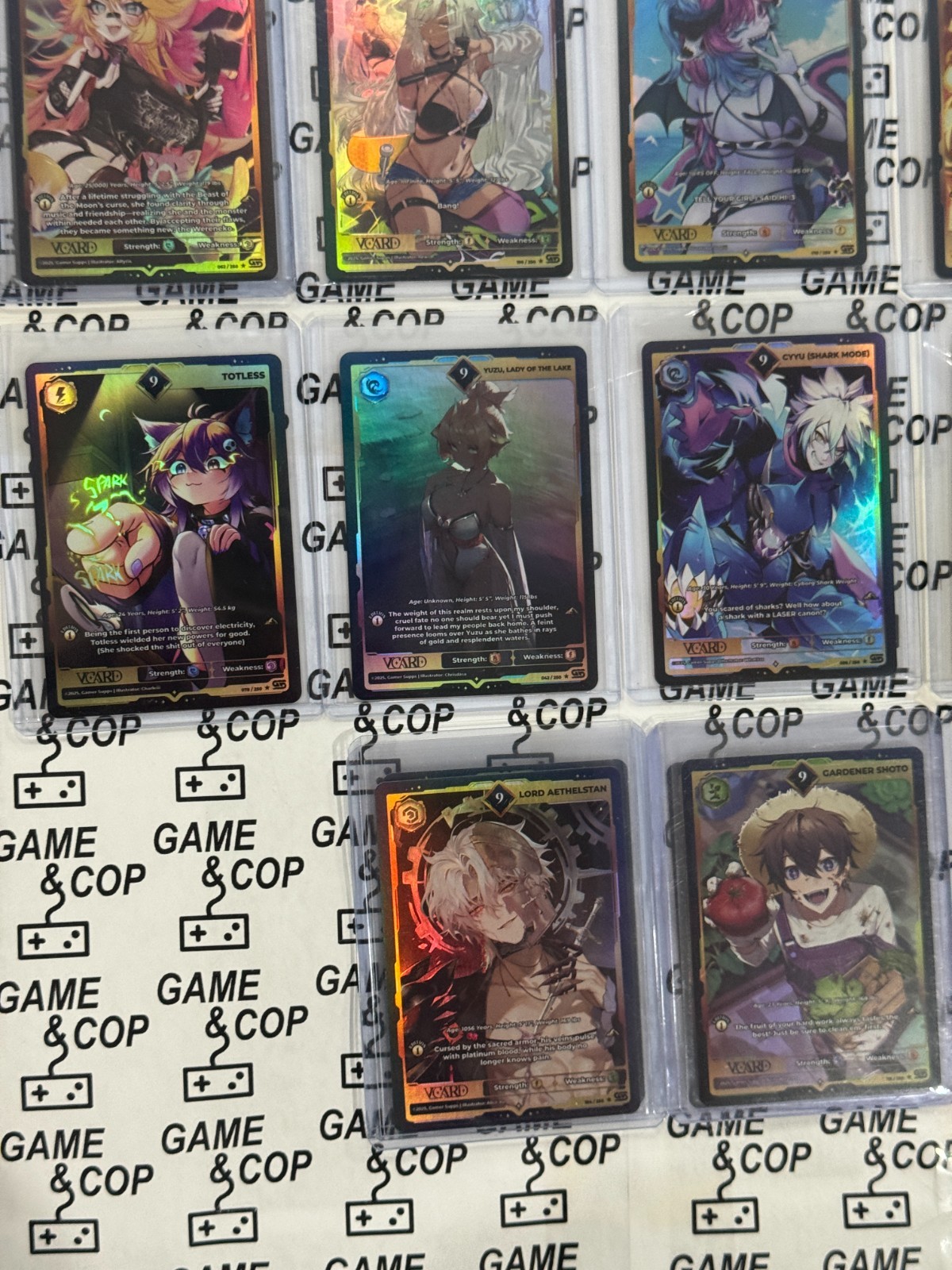 Vcard Awakened Worlds 1st Edition – HOLO 9 – SELECT YOUR CARD