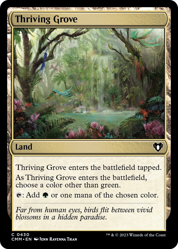 Thriving Grove Normal [CMM – 430] NM Magic