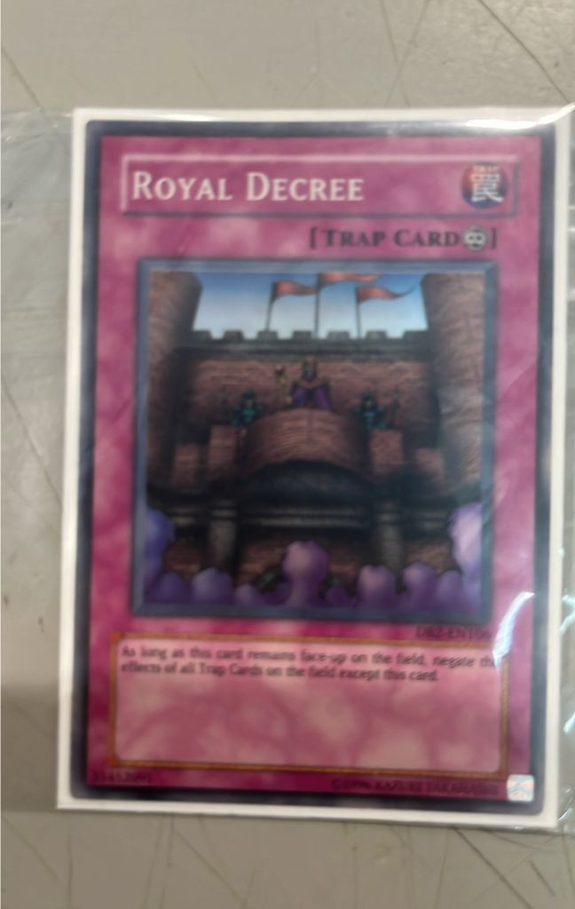 G2U Royal Decree TP4001 Ultra Rare NM Tournament Pack 4 Yugioh