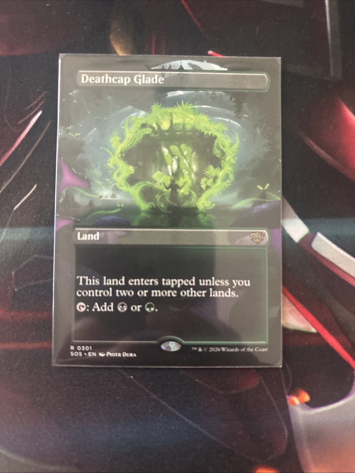 Mtg Deathcap Glade Borderless – Secrets of Strixhaven + Bonus Foils