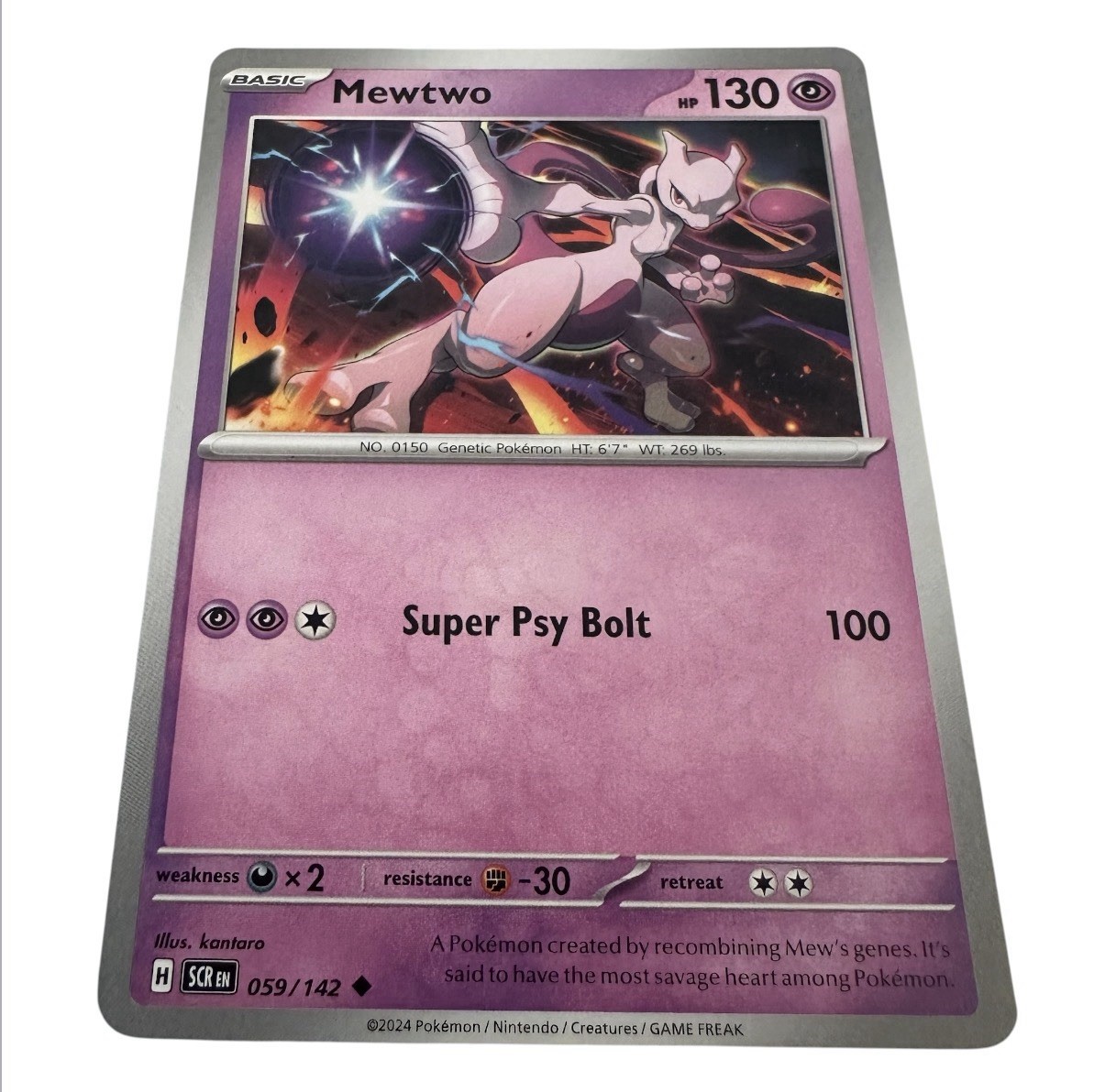Mewtwo Uncommon SV07: Stellar Crown 059/142 NM – Buy 3 Get 2 Free