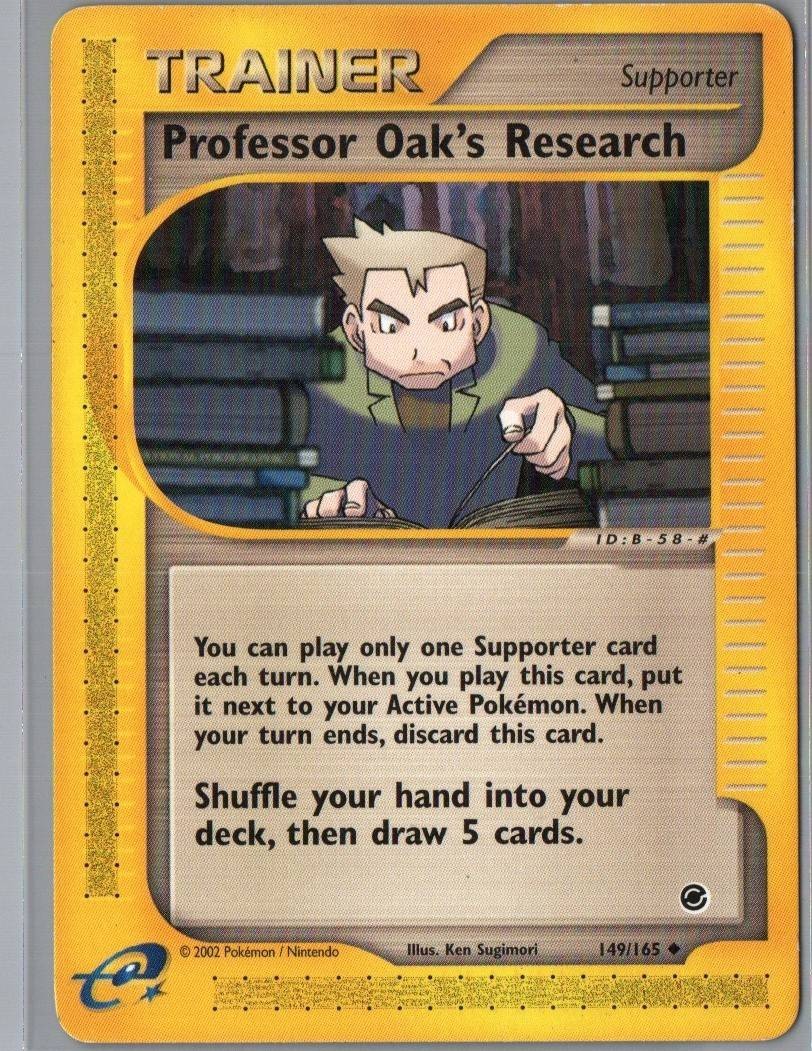 Professor Oak’s Research 149/165 Uncommon Expedition Base Set Pokemon LP
