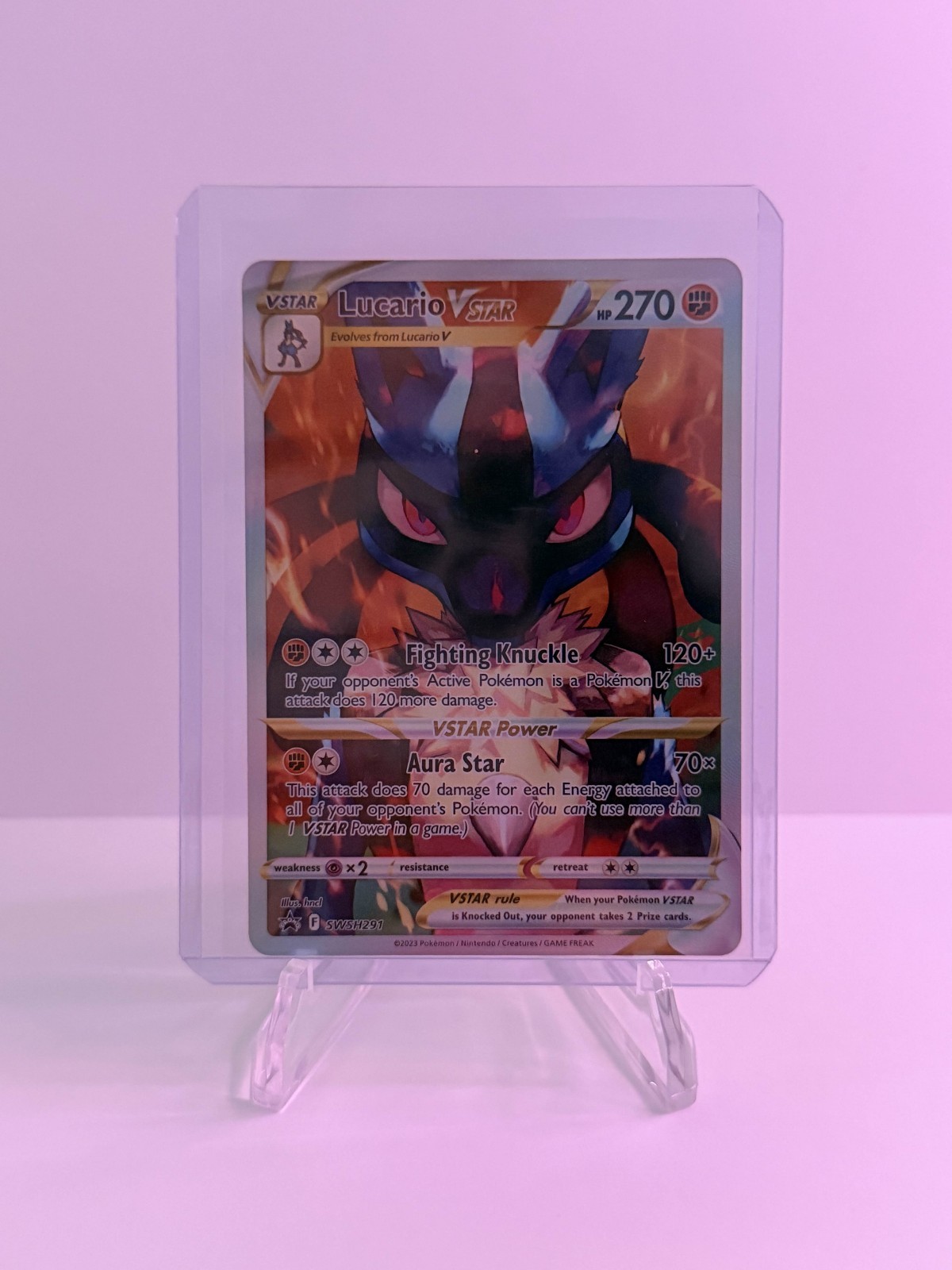 Lucario VSTAR – SWSH291 – SWSH: Sword & Shield Promo – pokemon card