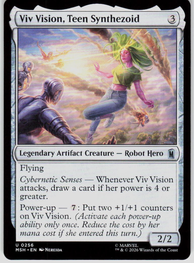 Viv Vision Teen Synthezoid 256 Marvel Super Heroes Magic the Gathering