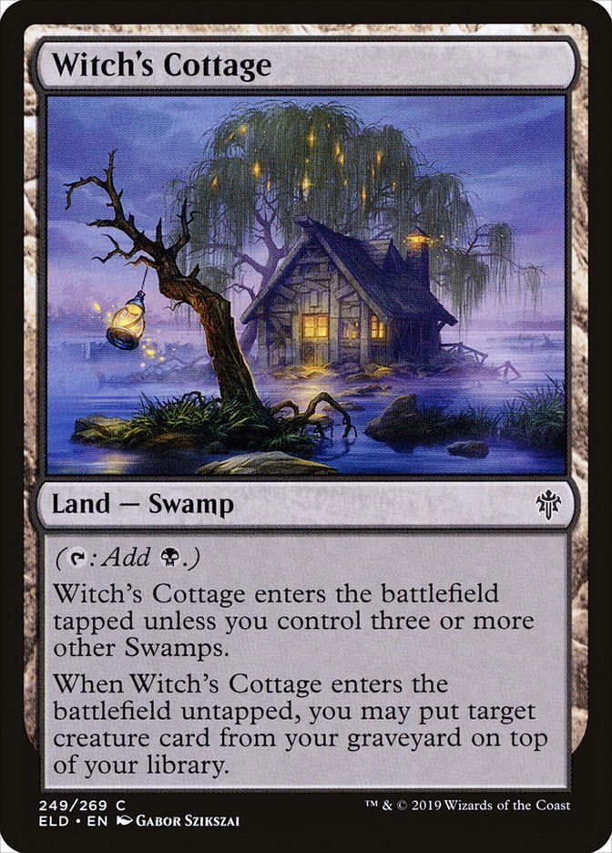 MTG Magic the Gathering Witch’s Cottage (249/533) Throne of Eldraine LP