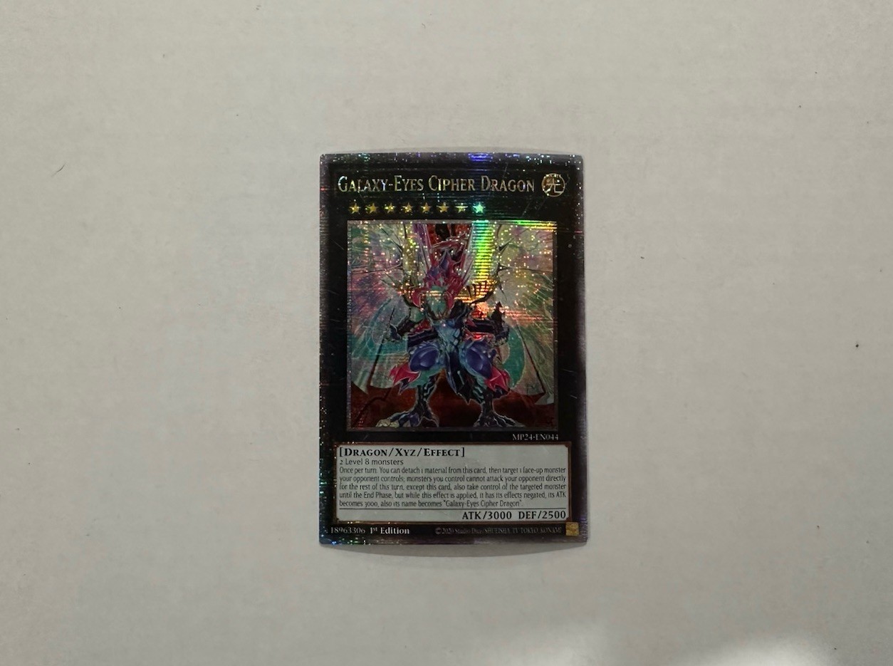 1x (M/NM) – Galaxy-Eyes Cipher Dragon – MP24-EN044 – QCSR – 1st Edition YuGiOh