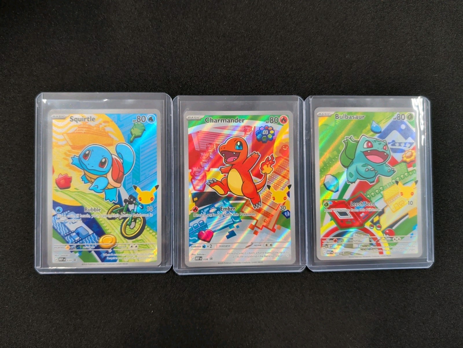 Pokemon First Partner Illustration Collection Series 1 Kanto Gen 1 + Pokedex