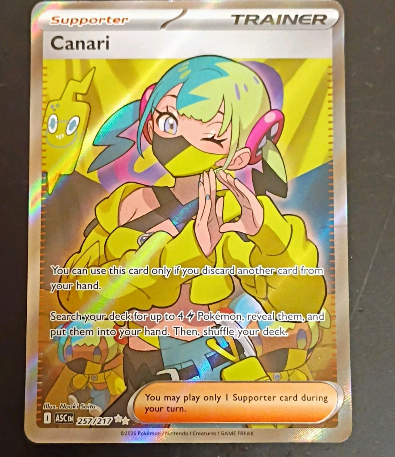 Pokémon Canari 257/217 Ascended Heroes Trainer
