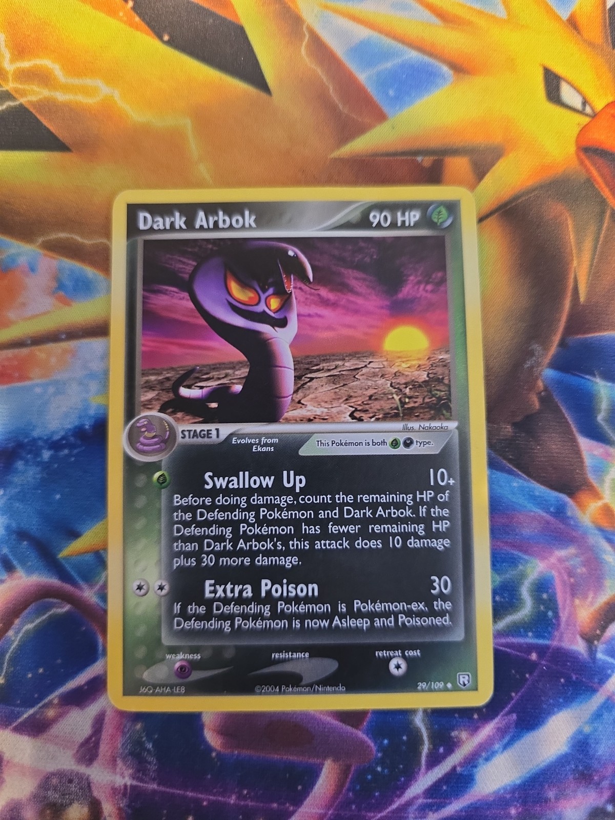 Dark Arbok 29/109 Team Rocket Returns Regular